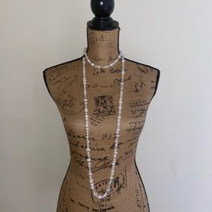 Coldwater Creek Fresh pearls/silver necklace